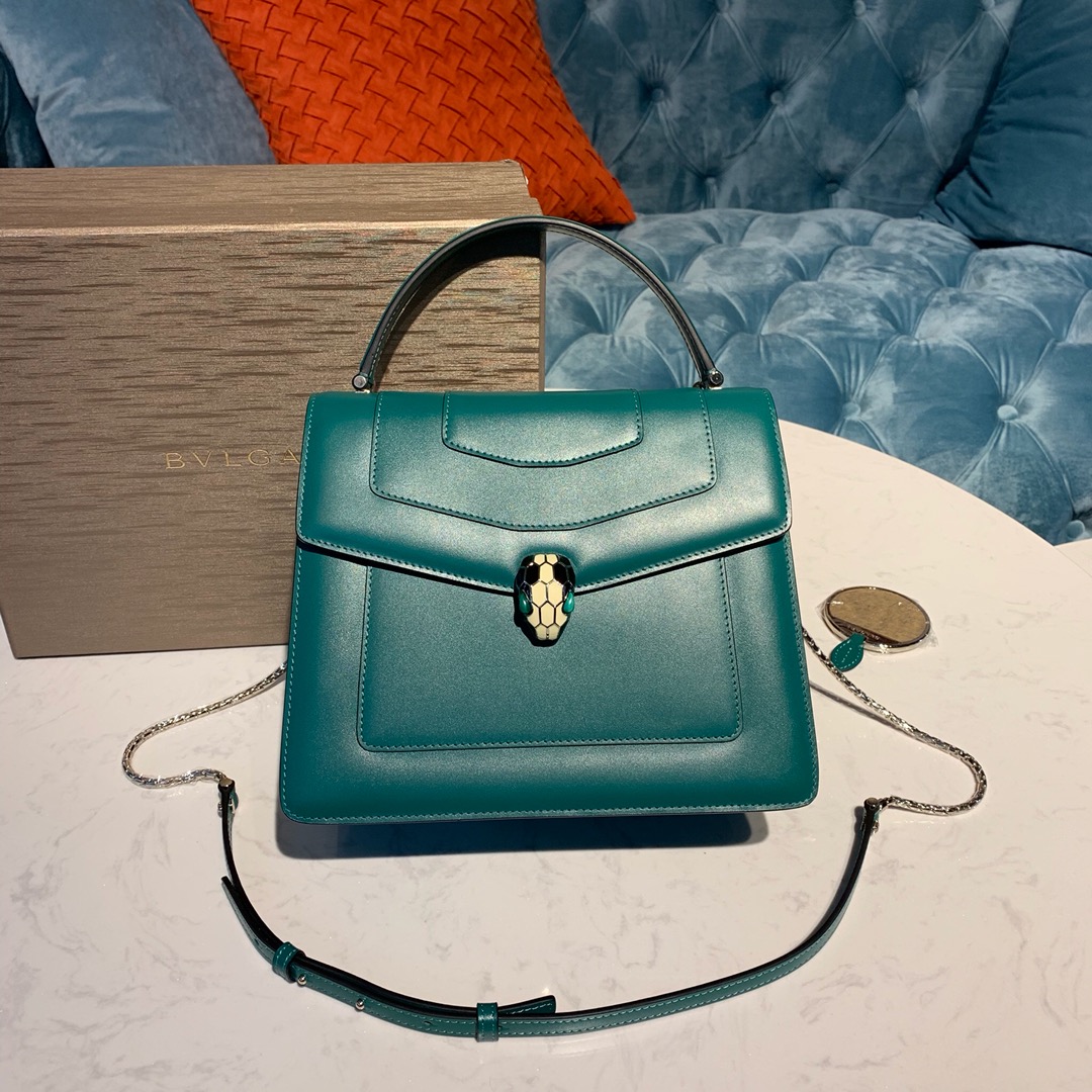 BVLGARI宝格丽进口原单牛皮手提斜挎包39779