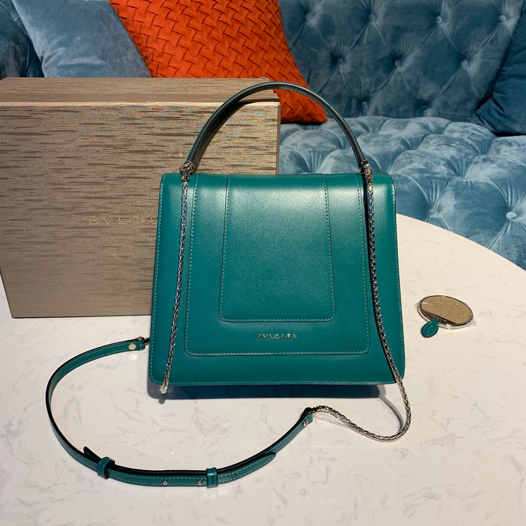 BVLGARI宝格丽进口原单牛皮手提斜挎包39779