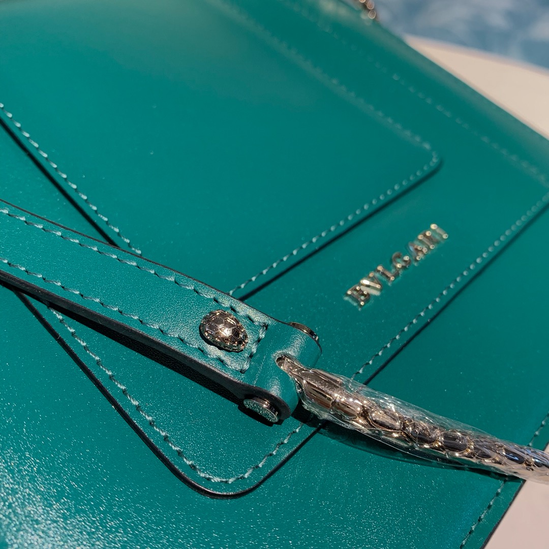 BVLGARI宝格丽意大利进口原单牛皮 Serpenti系列手提单肩斜挎包38329