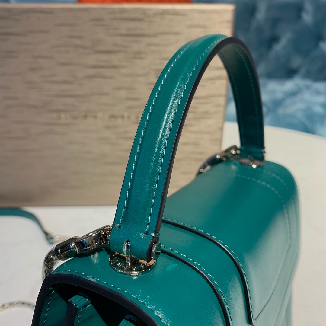 BVLGARI宝格丽意大利进口原单牛皮 Serpenti系列手提单肩斜挎包38329