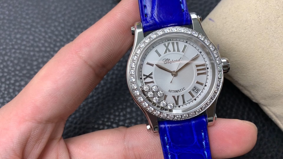 [Chopard Watches]Chopin Happy Diamond Series Crocodile 9015 movement
