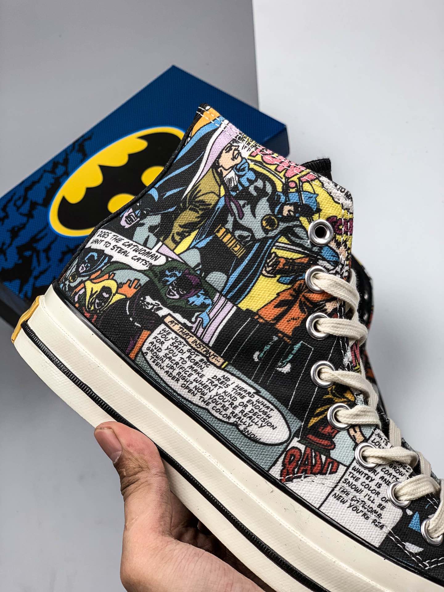 170  开春新款正义联盟 蝙蝠侠 DC Comics x Converse匡威 Chuck Taylor 1970s真标硫化