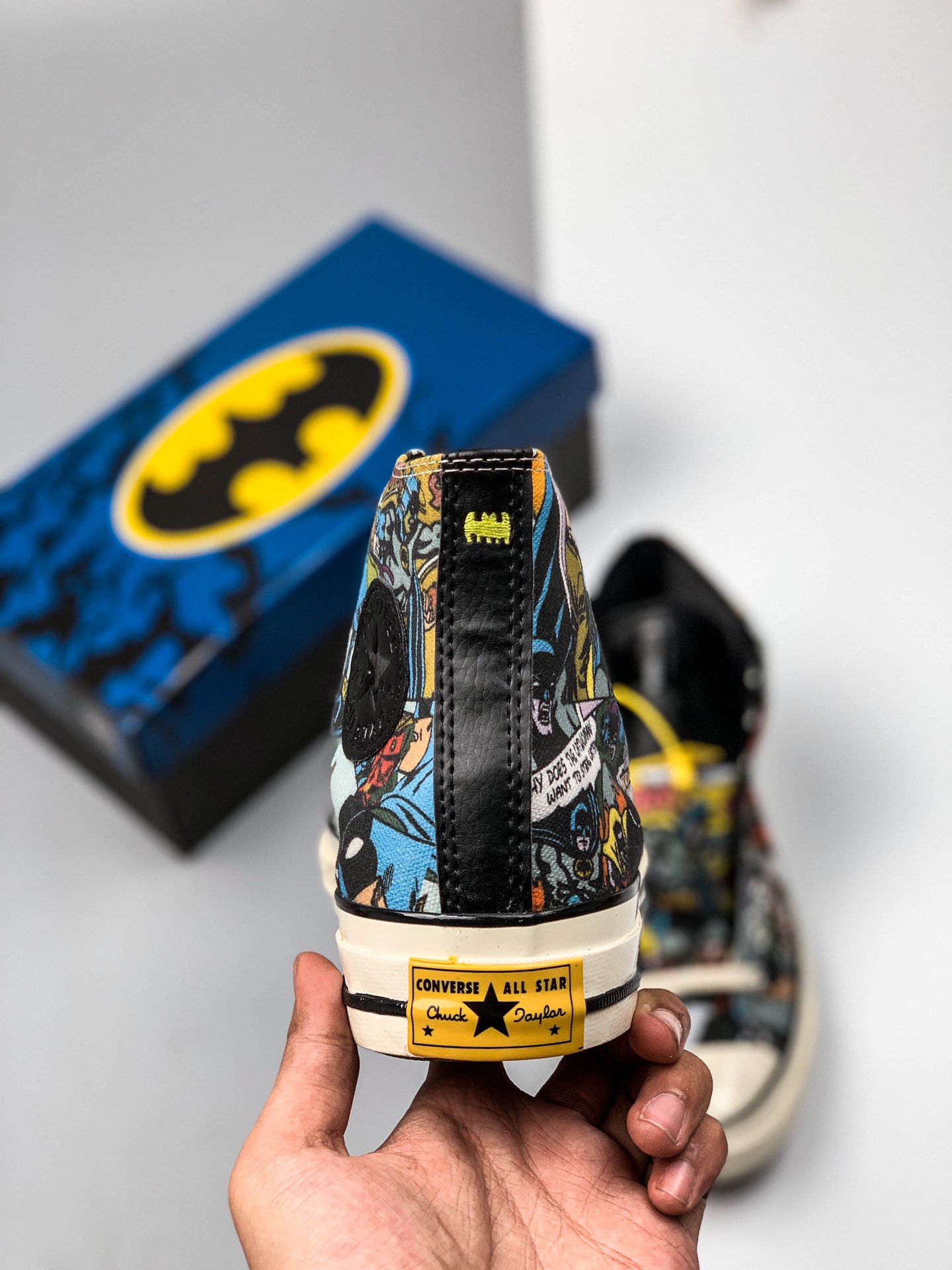 170  开春新款正义联盟 蝙蝠侠 DC Comics x Converse匡威 Chuck Taylor 1970s真标硫化