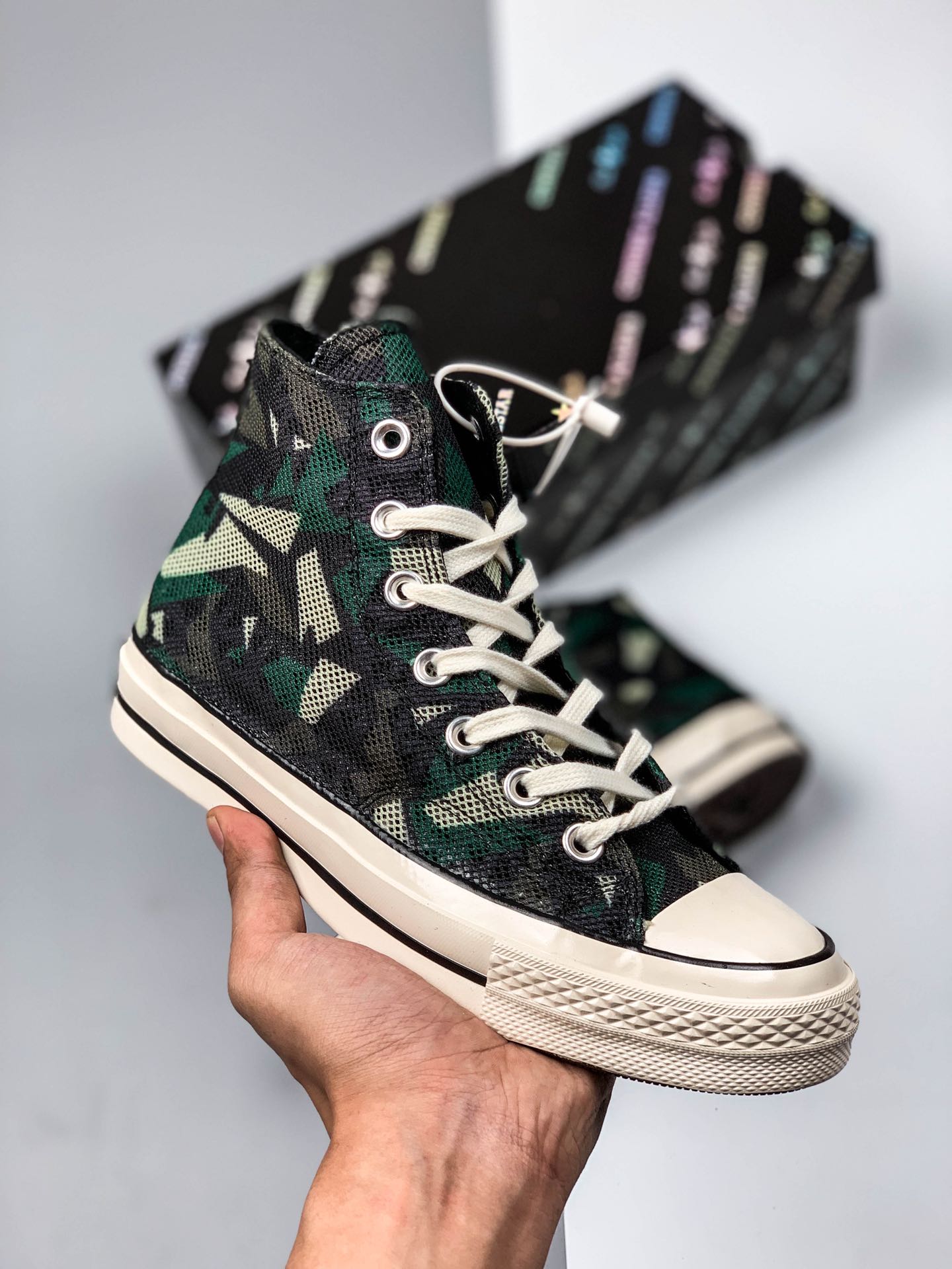 190 全网首发   爆款出货匡威 Converse Chuck Taylor All Star 1970S 新款网面透气变色龙 3M反光效果