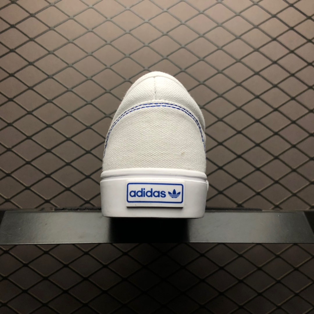 100 福利特价 Adidas 阿迪达斯 ADI-EASE 新校园低帮休闲帆布板鞋 CQ1064