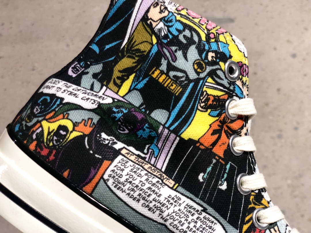 170 英雄主义色彩风格 正义联盟 蝙蝠侠 DC Comics x Converse匡威 Chuck Taylor 1970s真标硫化