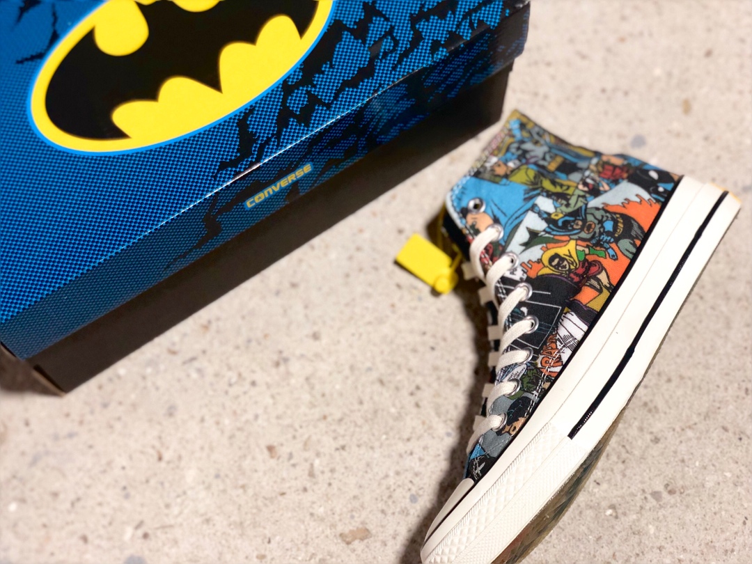 170 英雄主义色彩风格 正义联盟 蝙蝠侠 DC Comics x Converse匡威 Chuck Taylor 1970s真标硫化