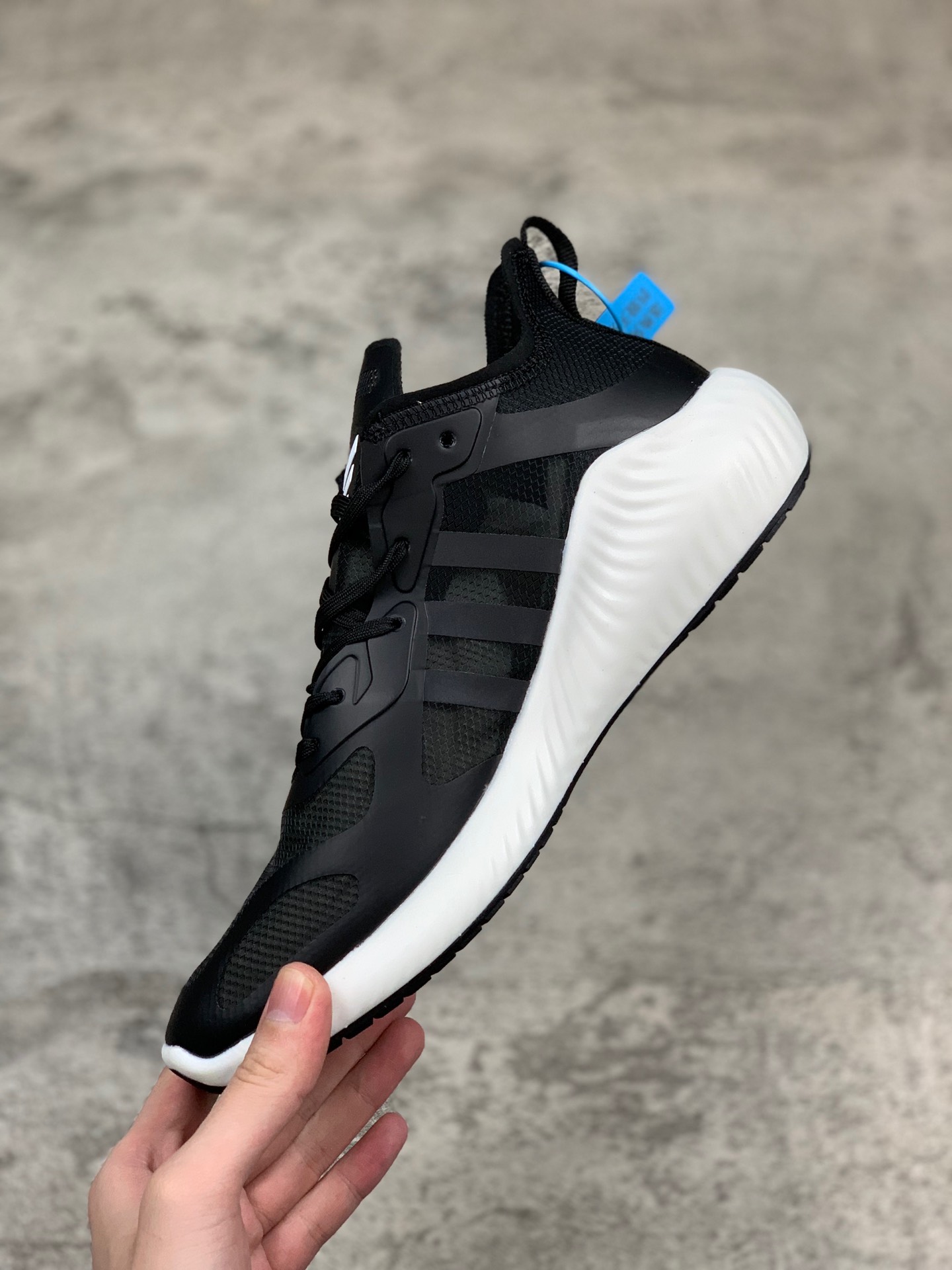 220【阿迪达斯 Adidas 阿尔法7代】  阿迪达斯Adidas Alphabounce hpc ams m 网纱鞋面 阿尔法升级爆米花材质休闲运动套脚慢跑鞋