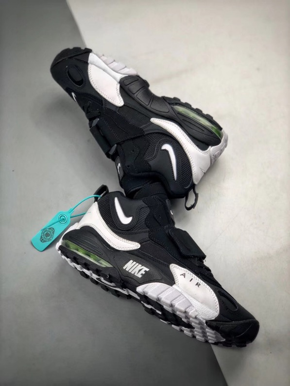 280原装平台版本 首发出货 Nike Sportswear Air Max Speed Turf 加速实验系列复古气垫篮球鞋黑白奥利奥 525225-011