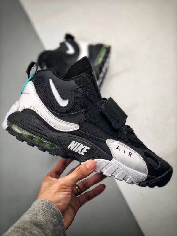 280原装平台版本 首发出货 Nike Sportswear Air Max Speed Turf 加速实验系列复古气垫篮球鞋黑白奥利奥 525225-011