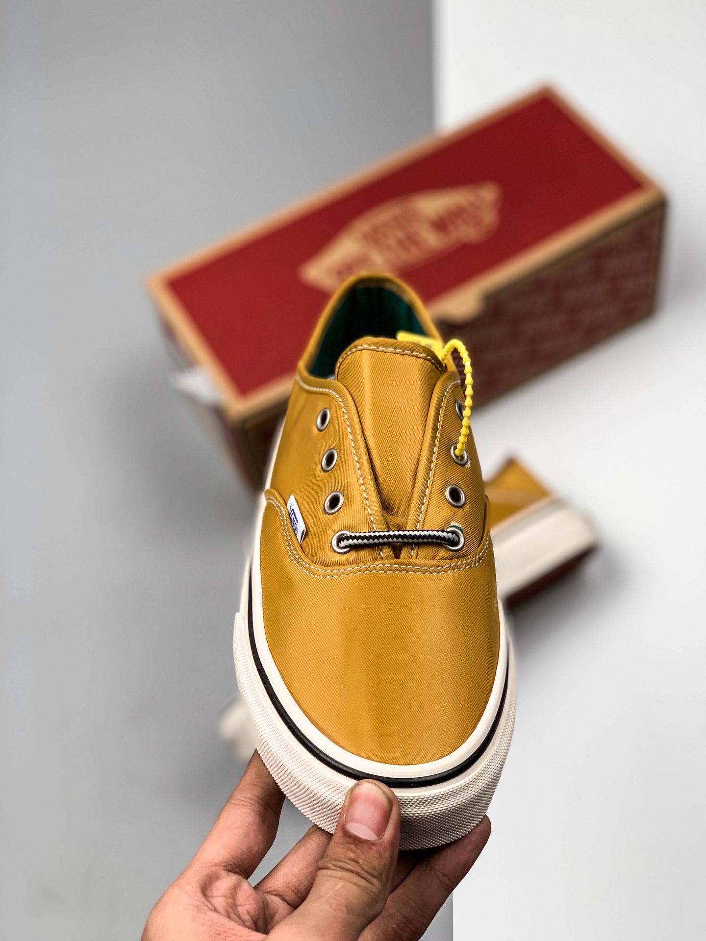 150真标硫化纯原 Vans 万斯 Authentic 安纳海姆低帮丝绸针织鞋面