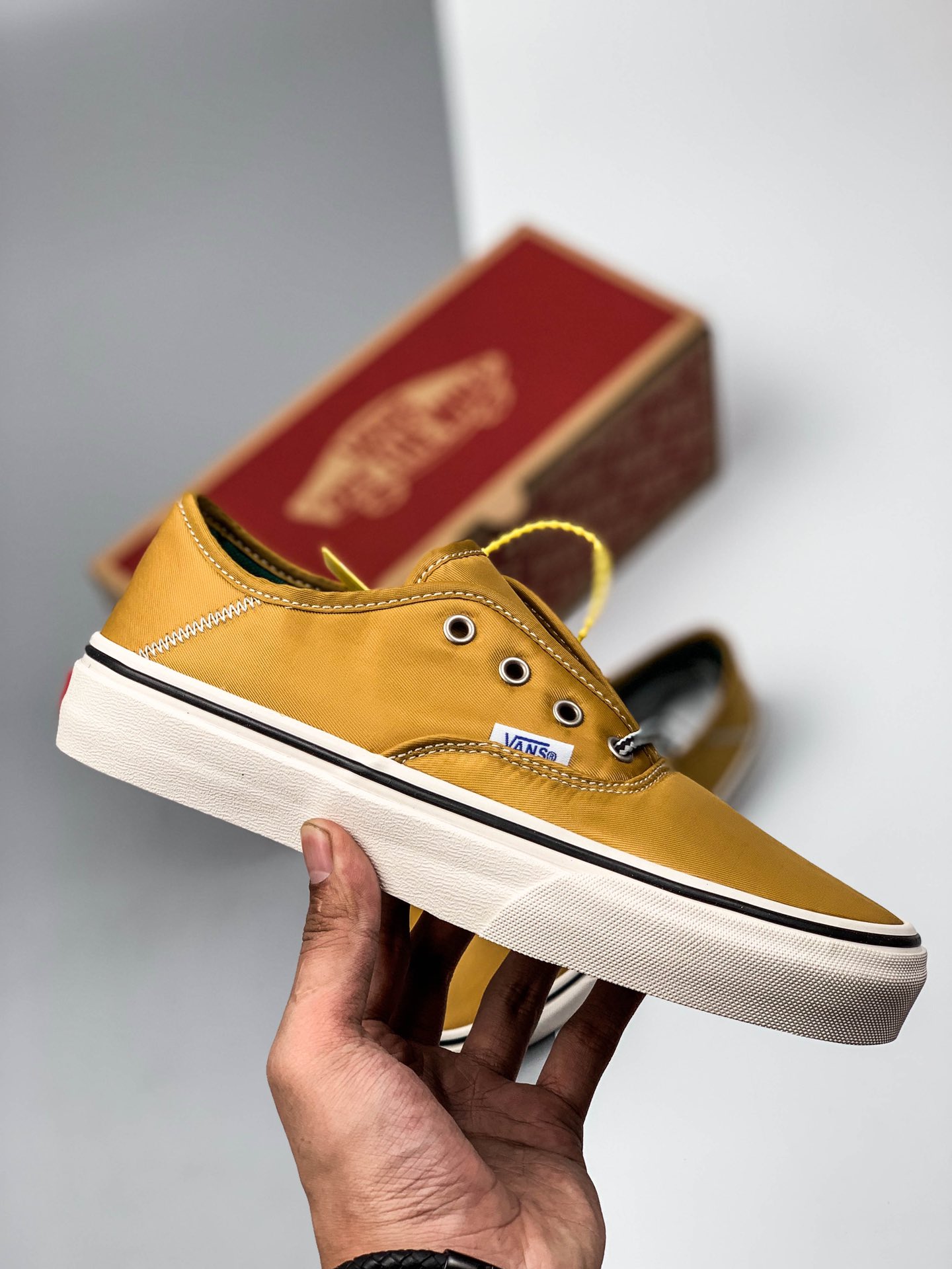 150真标硫化纯原 Vans 万斯 Authentic 安纳海姆低帮丝绸针织鞋面