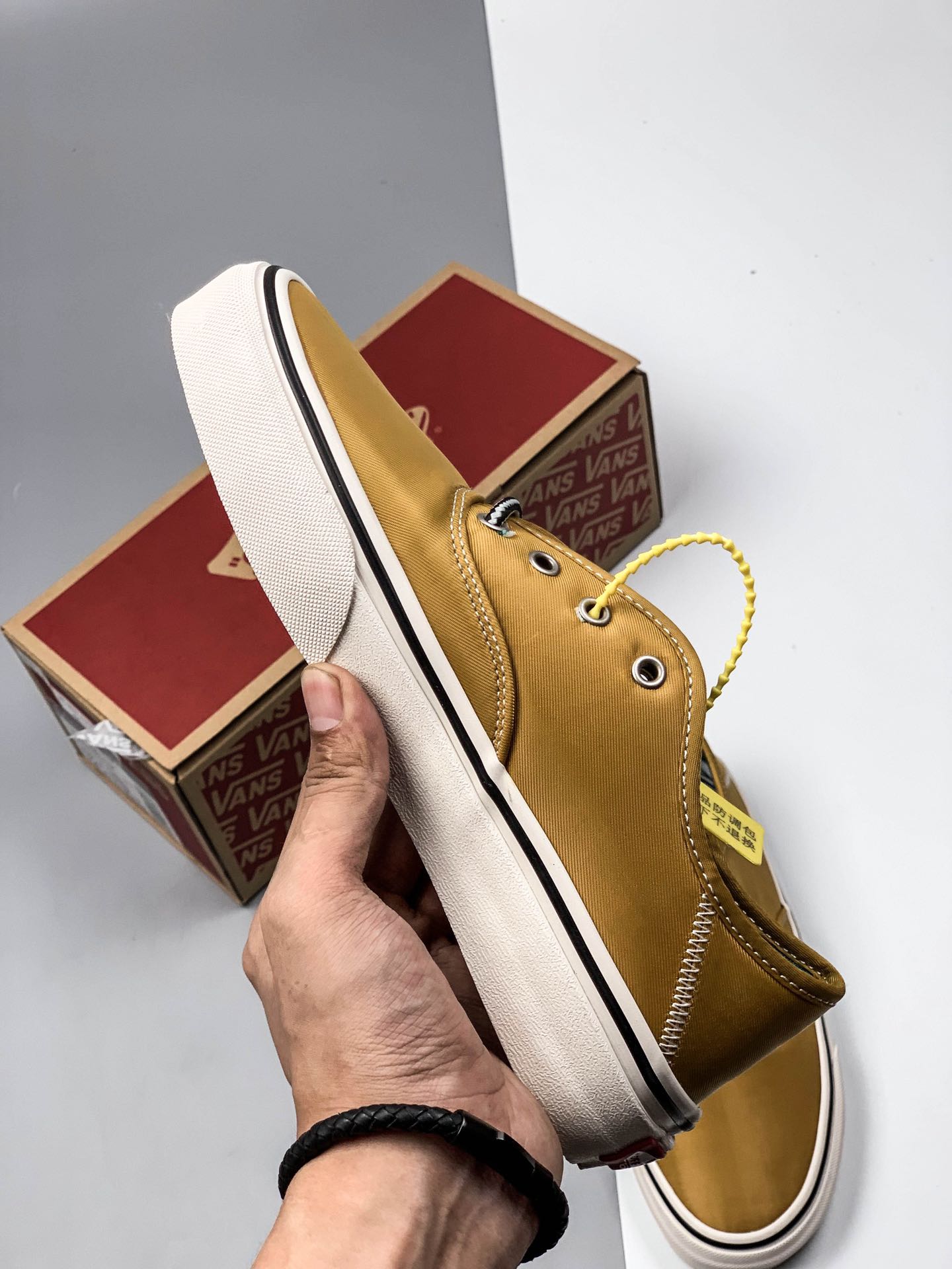 150真标硫化纯原 Vans 万斯 Authentic 安纳海姆低帮丝绸针织鞋面