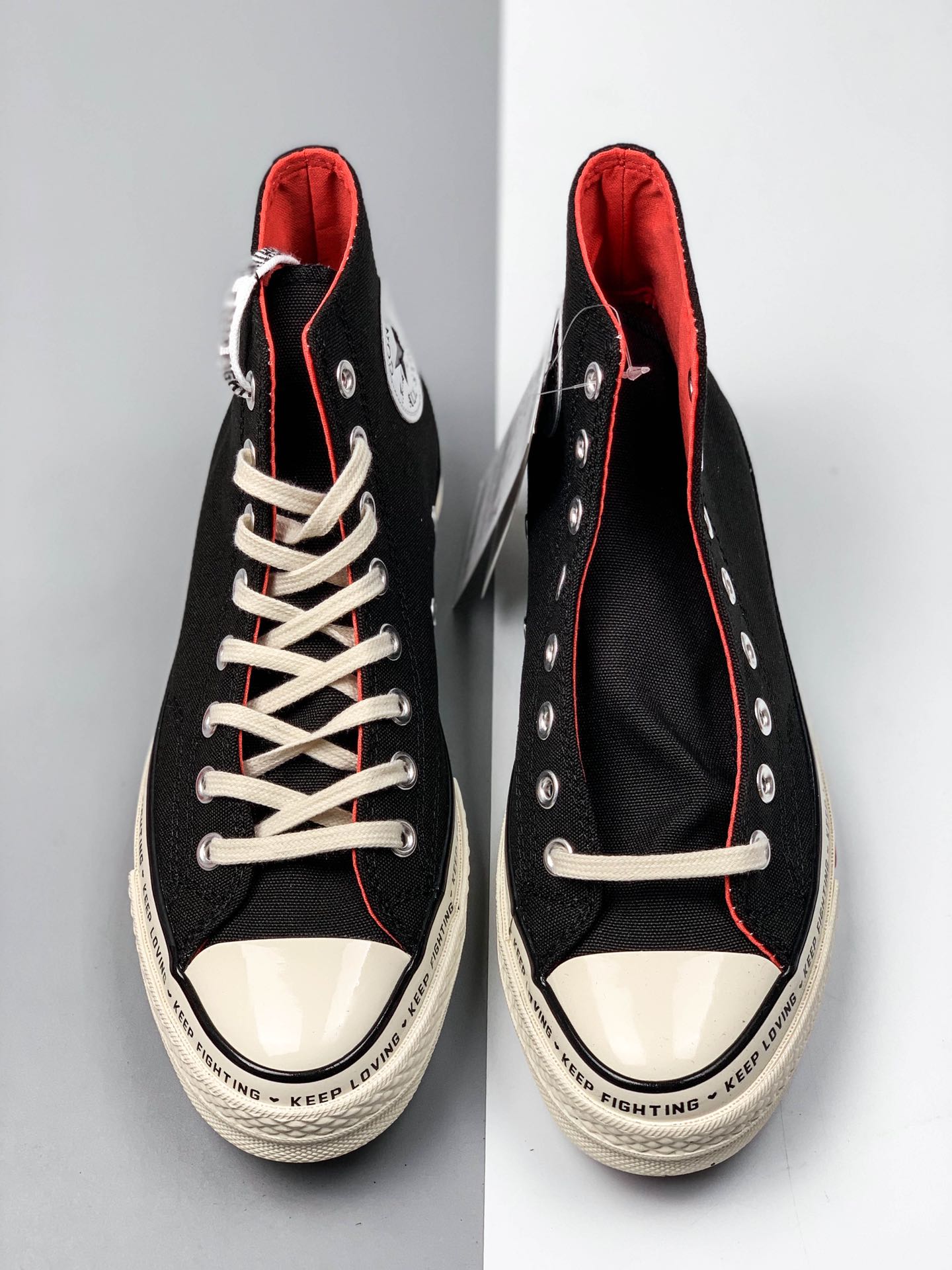 170 Converse 匡威 Chuck Taylor All Star Sucker Love Denim High Top 情人节限定 黑白高帮休闲板鞋