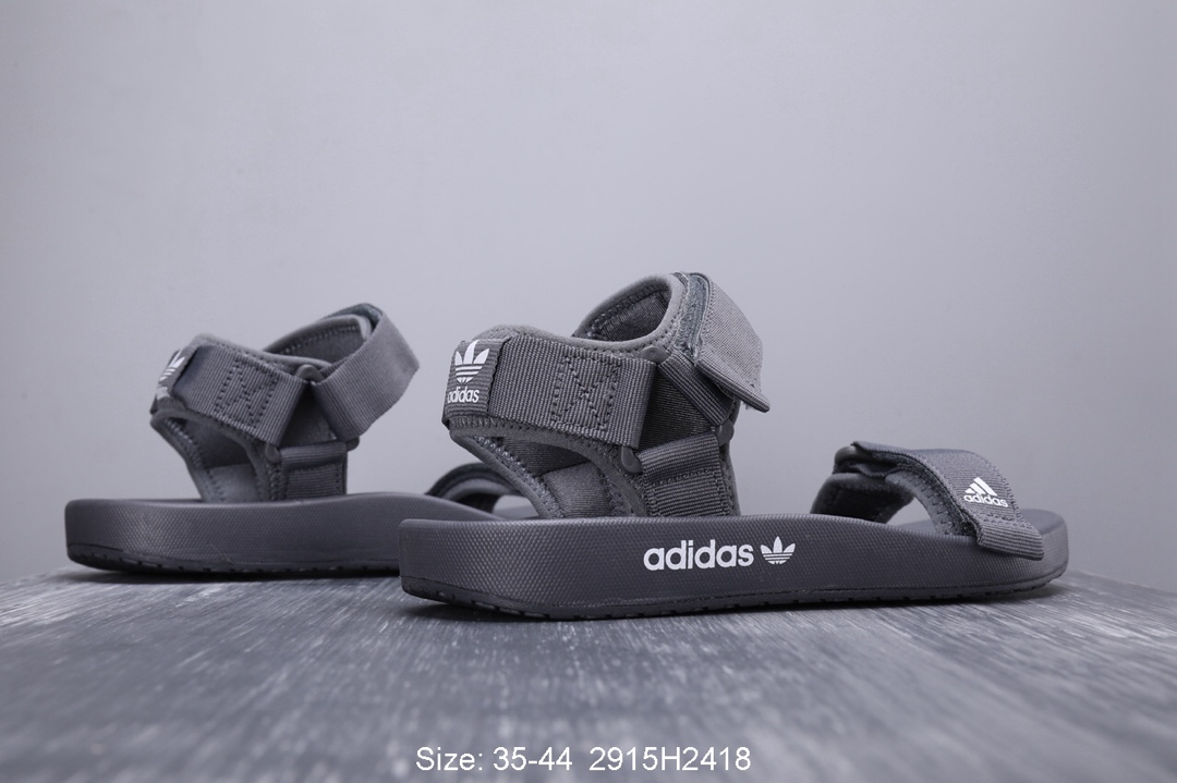 100ADIDAS ADILETTE SANDAL W 阿迪达斯三叶草露趾运动沙滩鞋 凉鞋