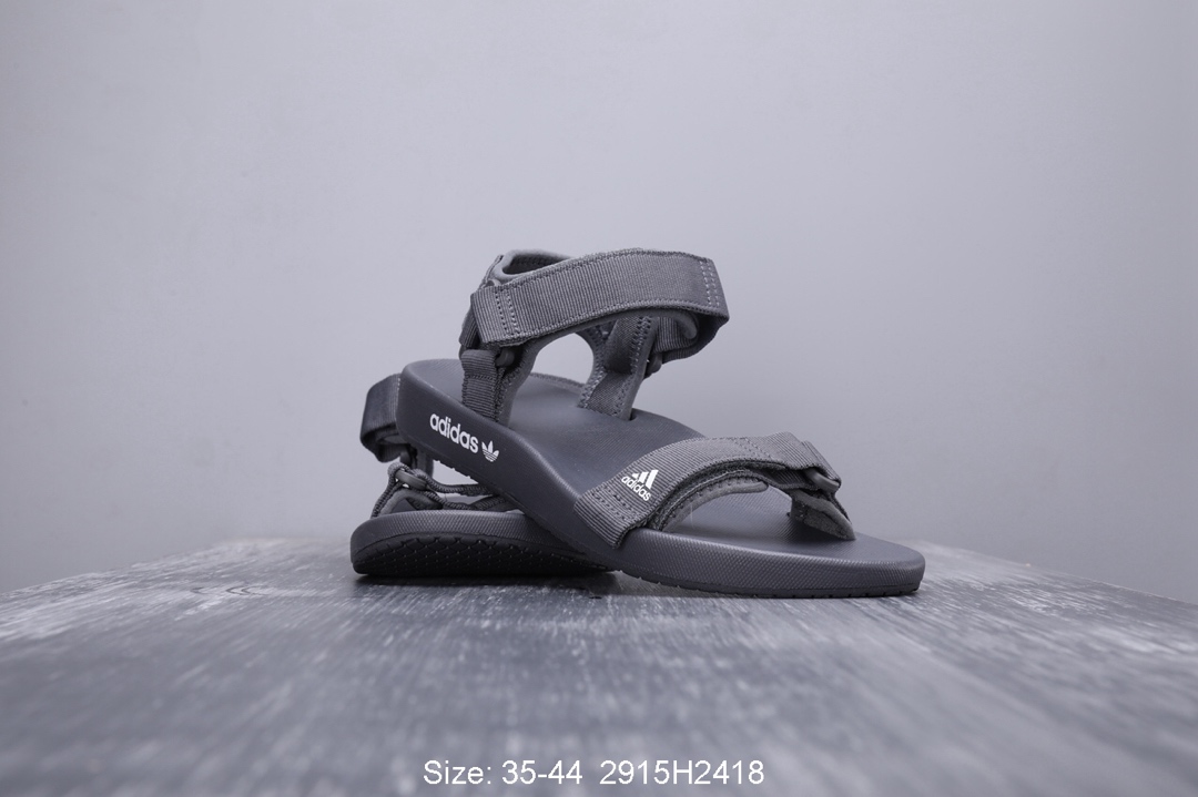100ADIDAS ADILETTE SANDAL W 阿迪达斯三叶草露趾运动沙滩鞋 凉鞋