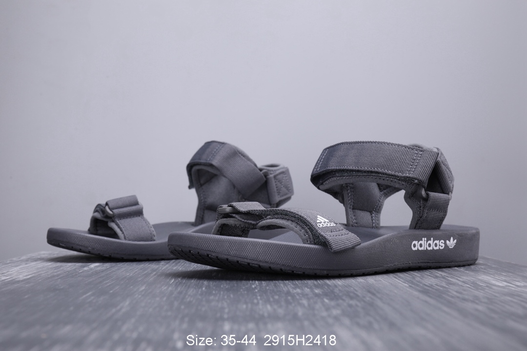 100ADIDAS ADILETTE SANDAL W 阿迪达斯三叶草露趾运动沙滩鞋 凉鞋