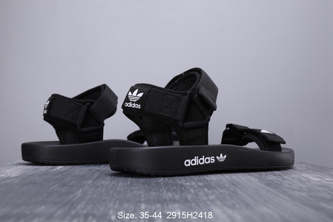 100ADIDAS ADILETTE SANDAL W 阿迪达斯三叶草露趾运动沙滩鞋 凉鞋