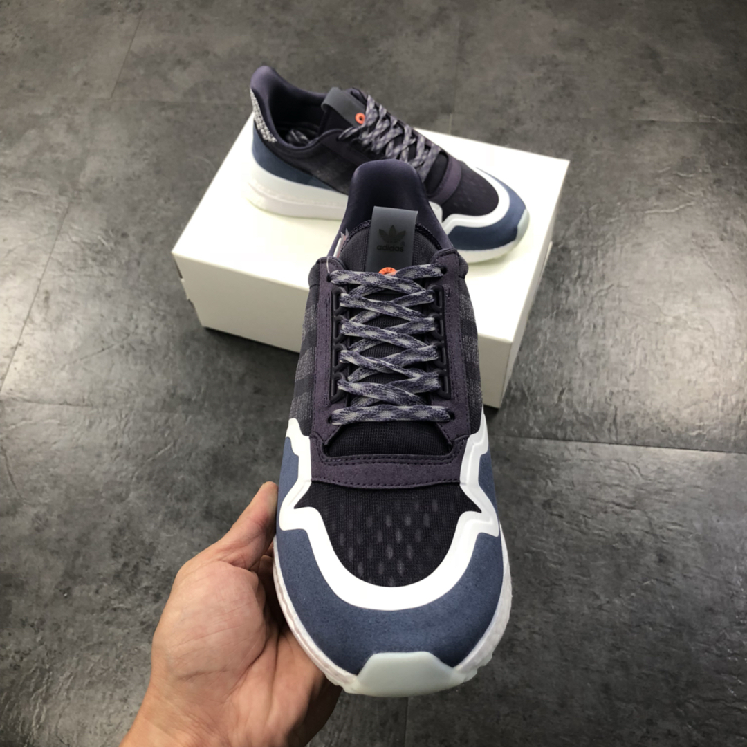 220阿迪达斯 ZX500 RM Common Wealth  世界迅游 联名款 爆米花全掌复古跑步鞋  DB3509