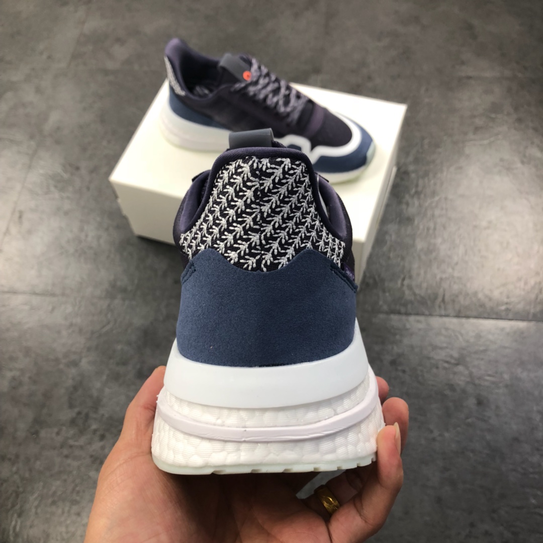 220阿迪达斯 ZX500 RM Common Wealth  世界迅游 联名款 爆米花全掌复古跑步鞋  DB3509