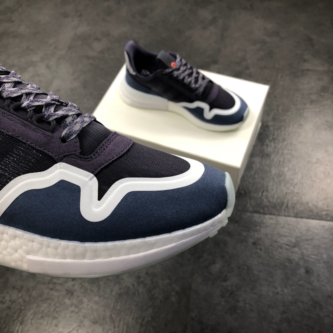 220阿迪达斯 ZX500 RM Common Wealth  世界迅游 联名款 爆米花全掌复古跑步鞋  DB3509