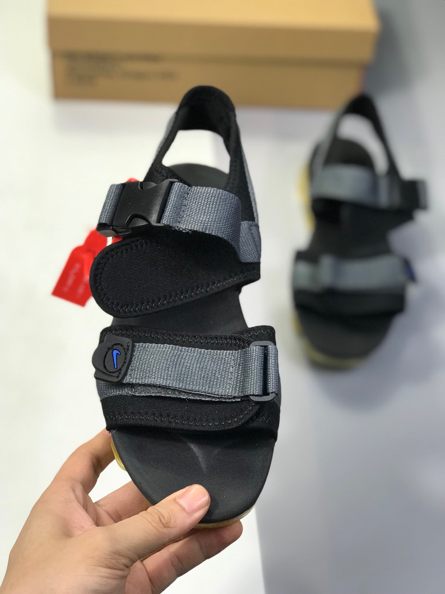140小潘底 【耐克 Nike BLAZER 】 新品实拍篇 真标带半码2019夏季新品  Virgil Abloh设计师独立品牌蒸汽大气垫前卫沙滩凉鞋