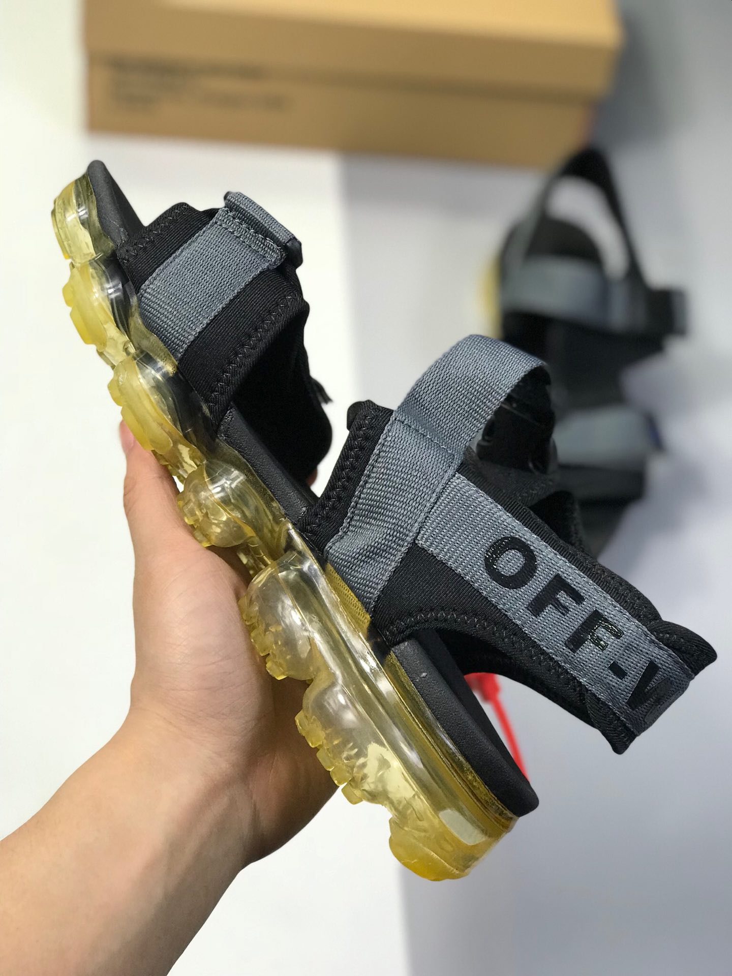 140小潘底 【耐克 Nike BLAZER 】 新品实拍篇 真标带半码2019夏季新品  Virgil Abloh设计师独立品牌蒸汽大气垫前卫沙滩凉鞋