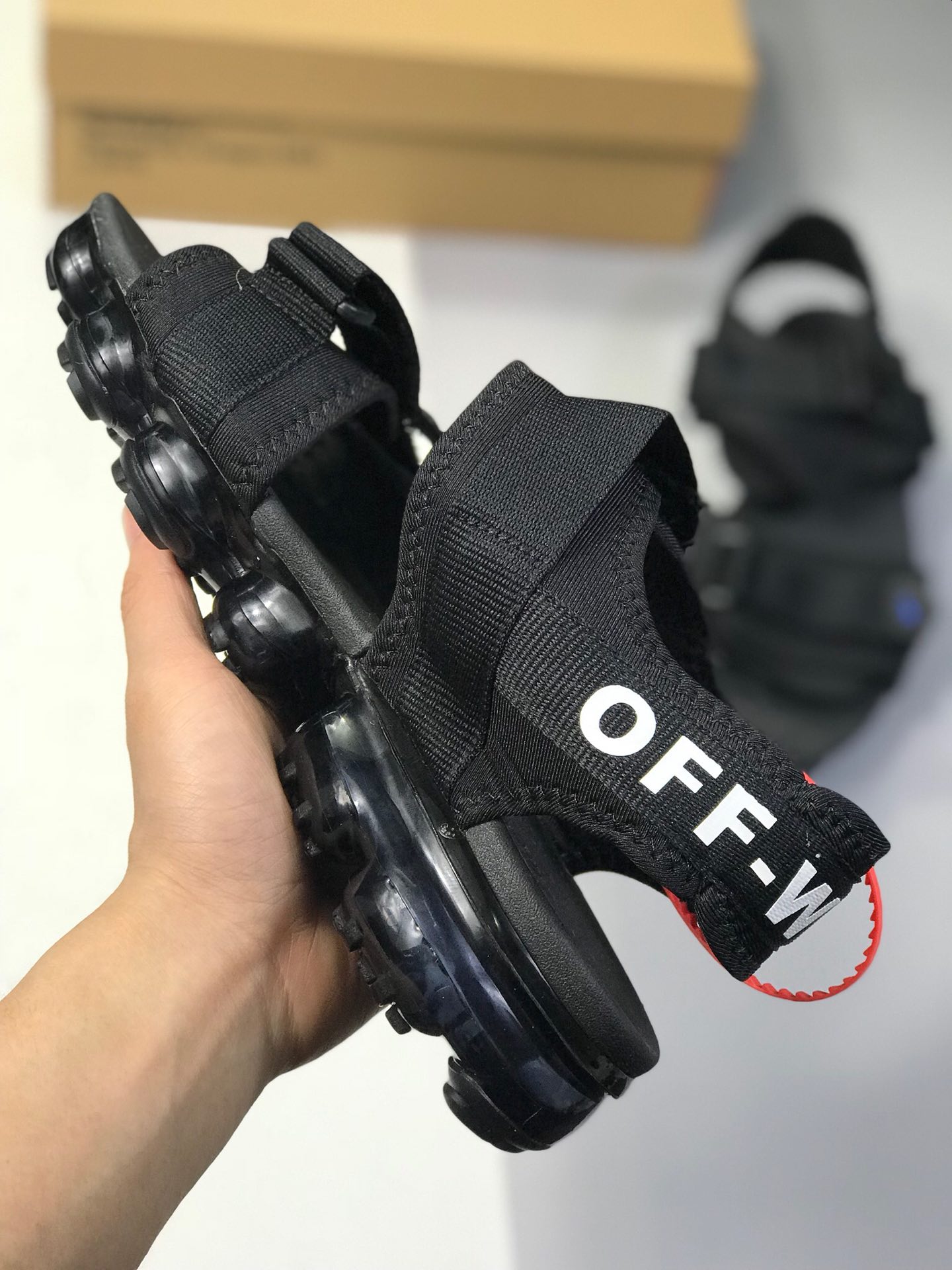 140小潘底 【耐克 Nike BLAZER 】 新品实拍篇 真标带半码2019夏季新品  Virgil Abloh设计师独立品牌蒸汽大气垫前卫沙滩凉鞋