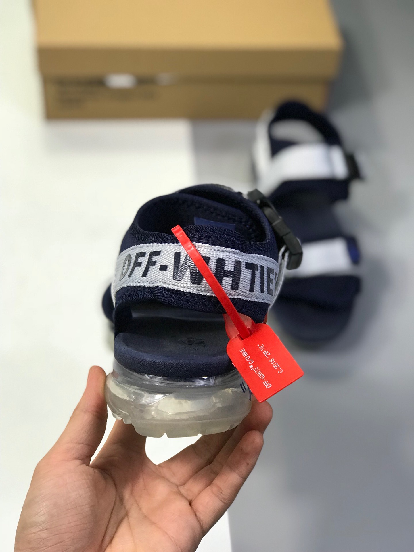 140小潘底 【耐克 Nike BLAZER 】 新品实拍篇 真标带半码2019夏季新品  Virgil Abloh设计师独立品牌蒸汽大气垫前卫沙滩凉鞋