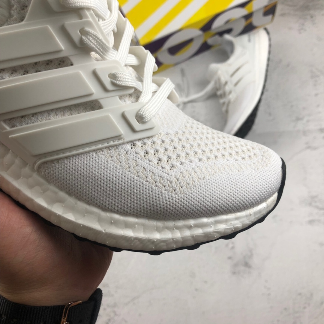 180纯原版本 外贸订单 Adiads Ultra Boost UB1.0  奶白 阿迪真爆缓震慢跑鞋 S77416