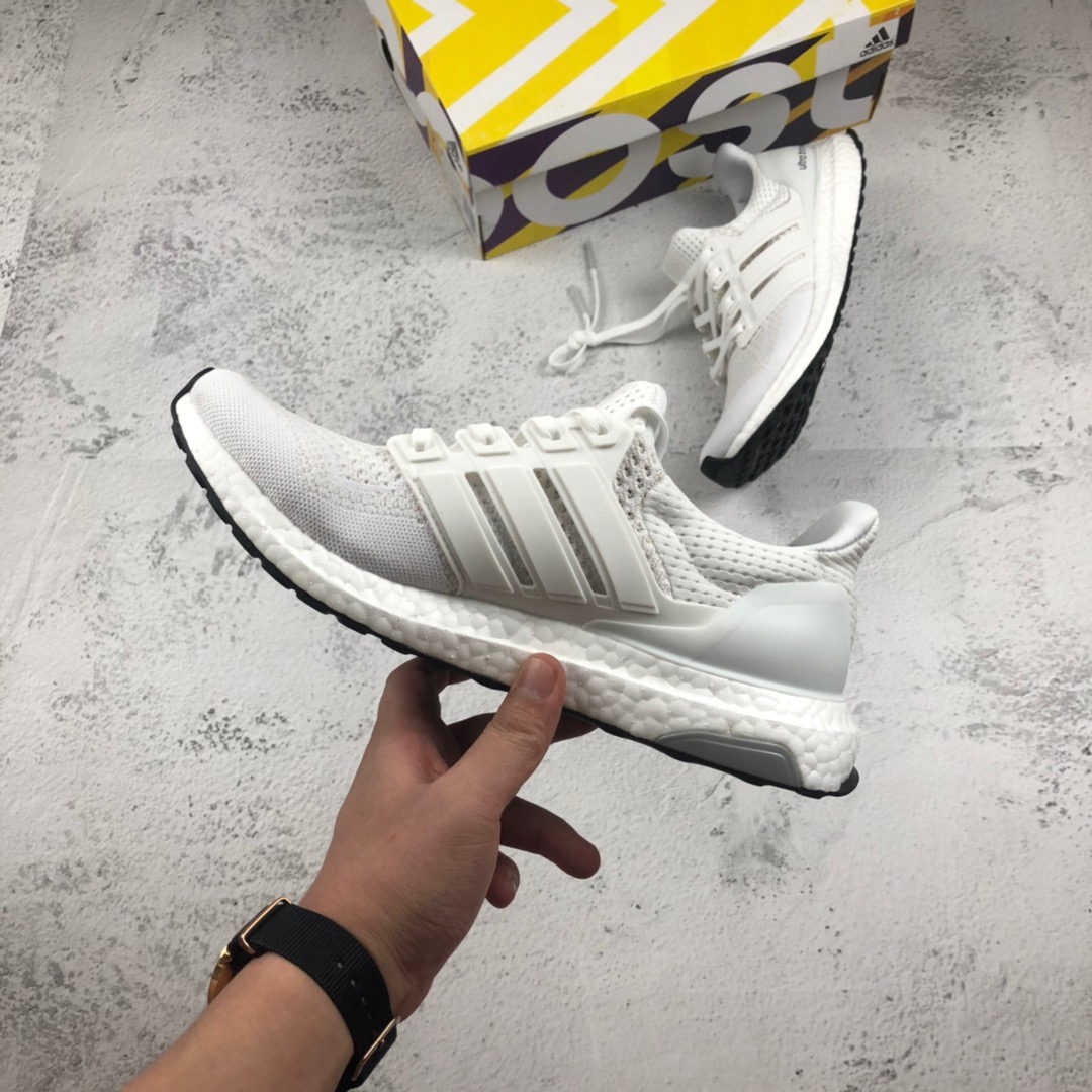 180纯原版本 外贸订单 Adiads Ultra Boost UB1.0  奶白 阿迪真爆缓震慢跑鞋 S77416