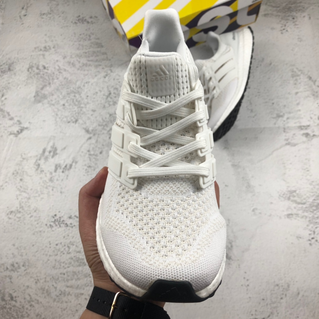 180纯原版本 外贸订单 Adiads Ultra Boost UB1.0  奶白 阿迪真爆缓震慢跑鞋 S77416