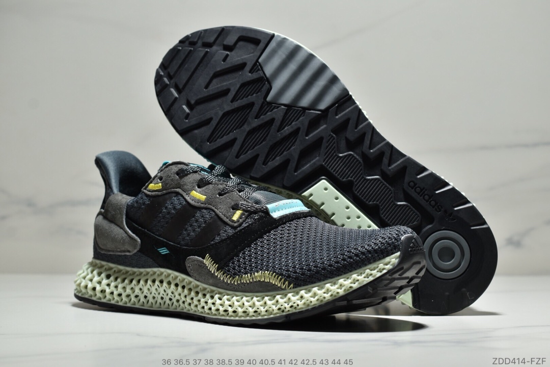 220公司级 阿迪达斯 Adidas Consortium ZX 4000 4D B42203 4D打印 未来科技跑鞋
