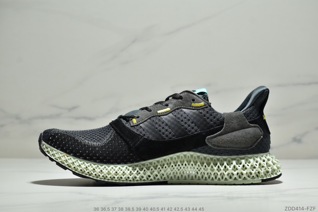 220公司级 阿迪达斯 Adidas Consortium ZX 4000 4D B42203 4D打印 未来科技跑鞋