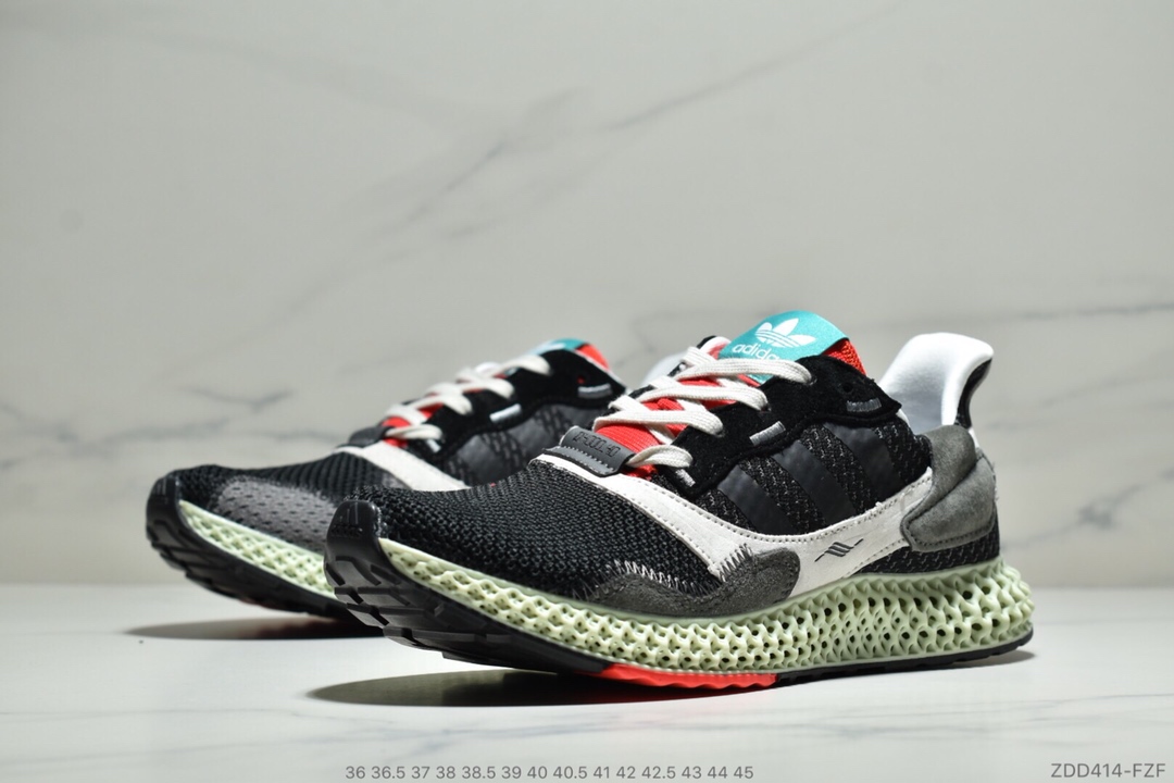 220公司级 阿迪达斯 Adidas Consortium ZX 4000 4D B42203 4D打印 未来科技跑鞋
