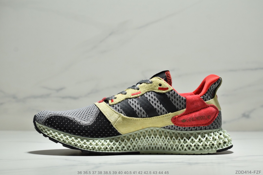 220公司级 阿迪达斯 Adidas Consortium ZX 4000 4D B42203 4D打印 未来科技跑鞋