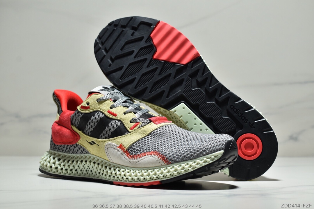 220公司级 阿迪达斯 Adidas Consortium ZX 4000 4D B42203 4D打印 未来科技跑鞋
