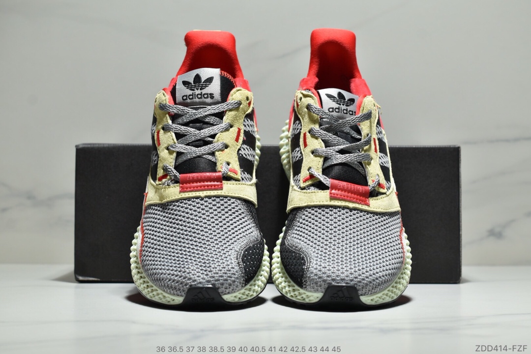 220公司级 阿迪达斯 Adidas Consortium ZX 4000 4D B42203 4D打印 未来科技跑鞋