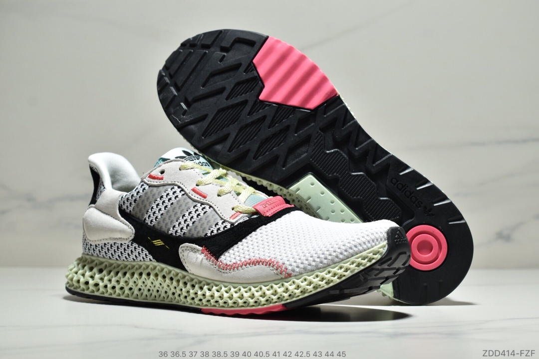 220公司级 阿迪达斯 Adidas Consortium ZX 4000 4D B42203 4D打印 未来科技跑鞋