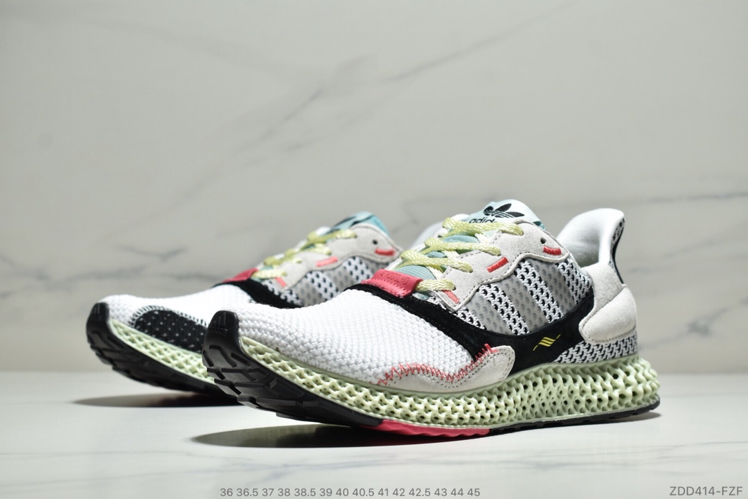 220公司级 阿迪达斯 Adidas Consortium ZX 4000 4D B42203 4D打印 未来科技跑鞋