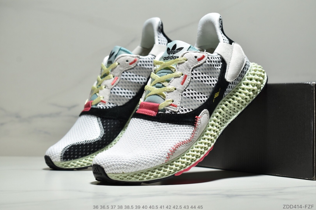 220公司级 阿迪达斯 Adidas Consortium ZX 4000 4D B42203 4D打印 未来科技跑鞋