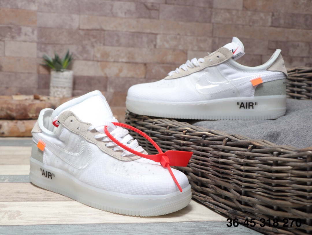 170 OFF-WHITE x Nike Air FORCE 1 耐克 空军一号联名 舒适板鞋