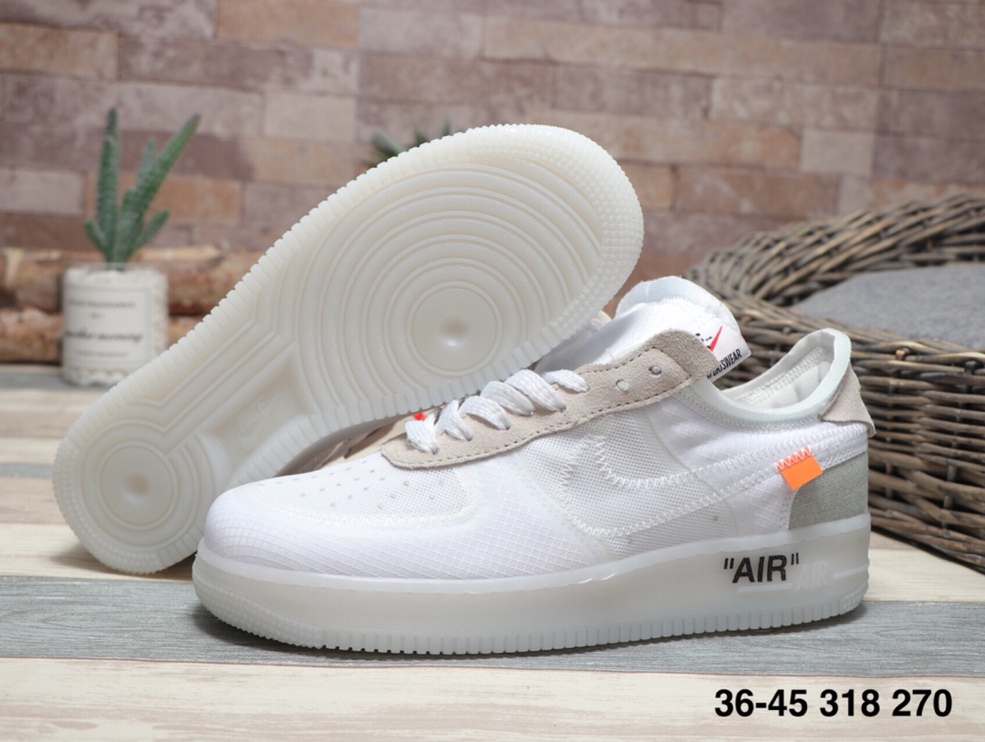 170 OFF-WHITE x Nike Air FORCE 1 耐克 空军一号联名 舒适板鞋