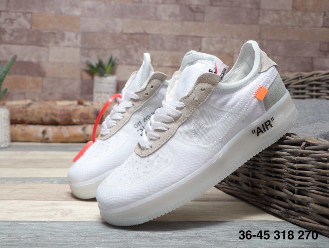 170 OFF-WHITE x Nike Air FORCE 1 耐克 空军一号联名 舒适板鞋