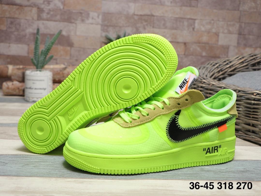 170 OFF-WHITE x Nike Air FORCE 1 耐克 空军一号联名 舒适板鞋