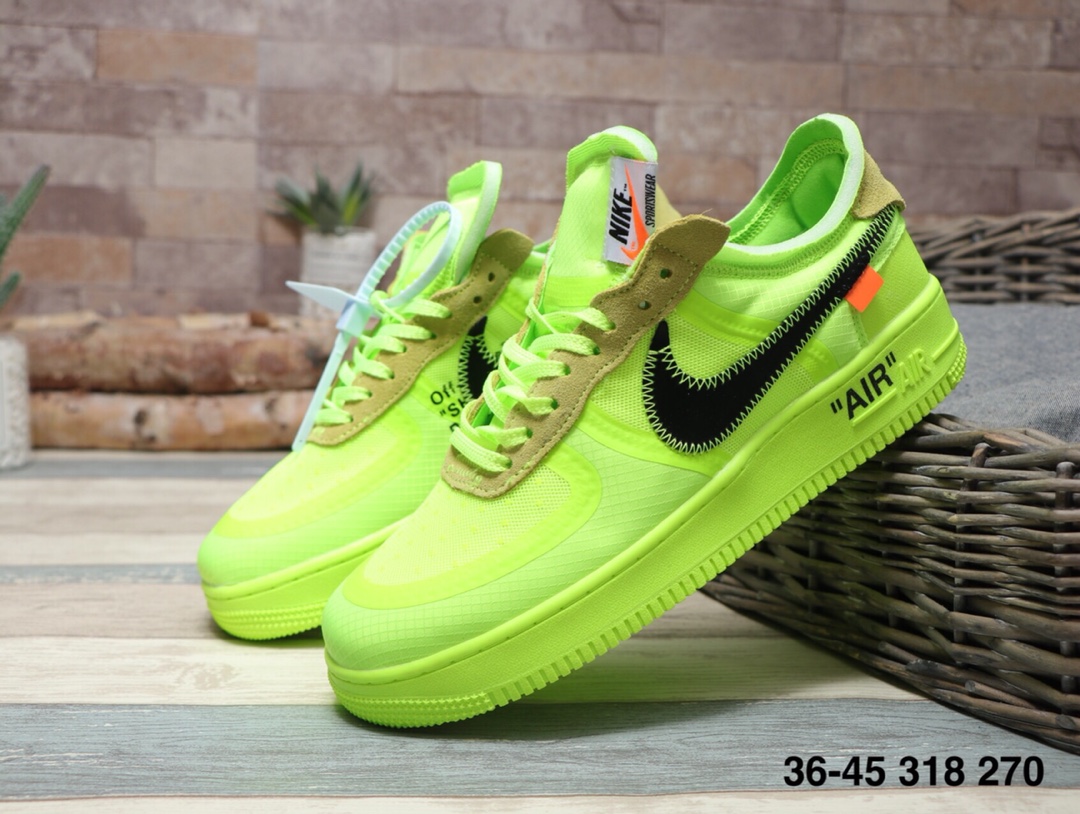 170 OFF-WHITE x Nike Air FORCE 1 耐克 空军一号联名 舒适板鞋
