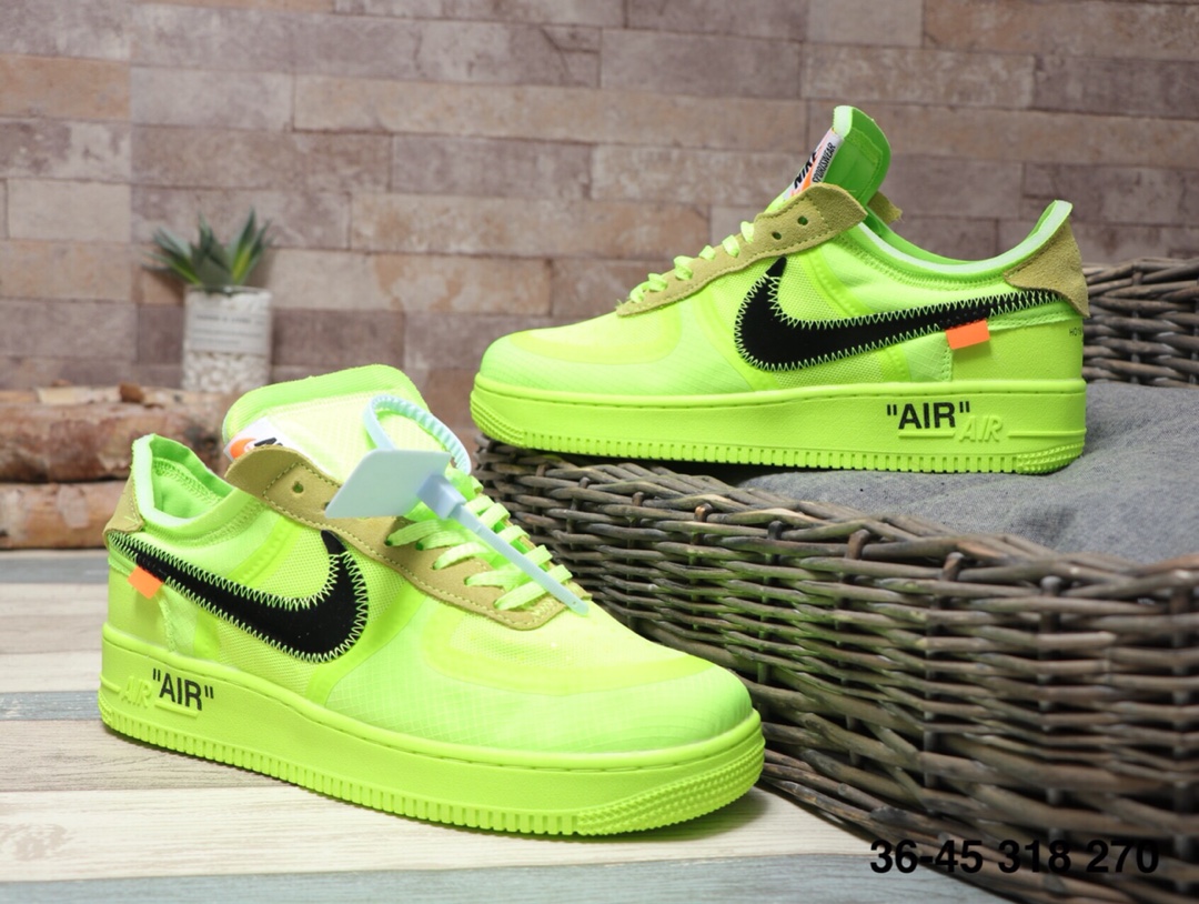 170 OFF-WHITE x Nike Air FORCE 1 耐克 空军一号联名 舒适板鞋