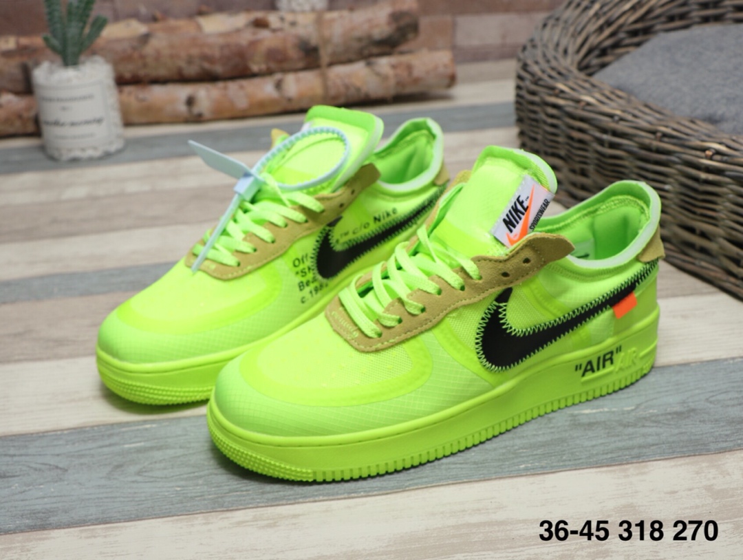 170 OFF-WHITE x Nike Air FORCE 1 耐克 空军一号联名 舒适板鞋