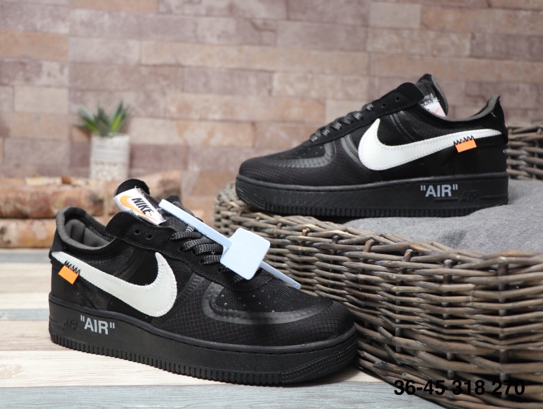 170 OFF-WHITE x Nike Air FORCE 1 耐克 空军一号联名 舒适板鞋