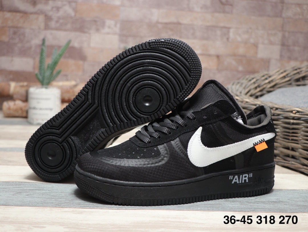 170 OFF-WHITE x Nike Air FORCE 1 耐克 空军一号联名 舒适板鞋